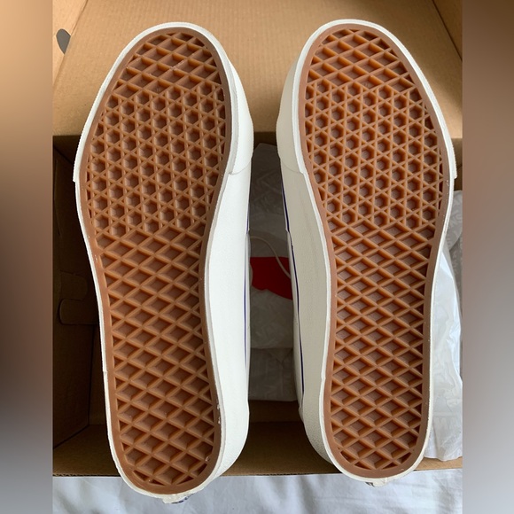 Vans Sk8-Hi Tapered 8.5 Women’s/7.0 Men’s Marshmallow/Spectrum Blue (brand new) - Picture 4 of 5